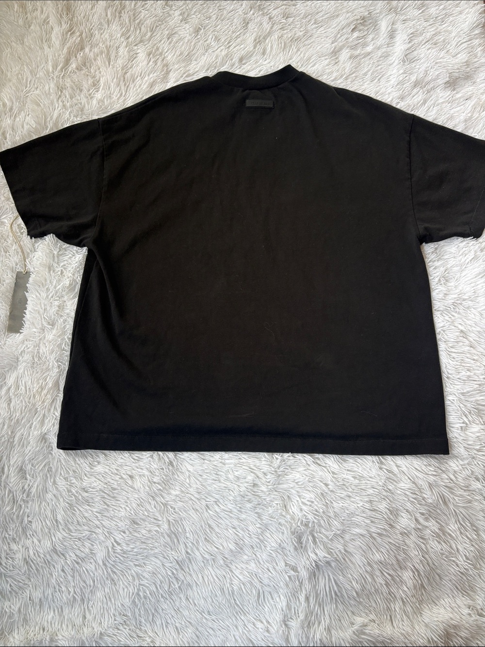 Fear of God Essentials Black Logo Short Sleeve Tee - Picture 3 of 6